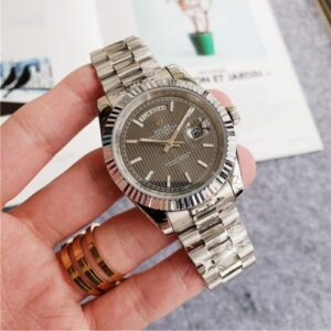 ROLEX OYSTER BROWN DIAL PERPETUAL DAY DATE
