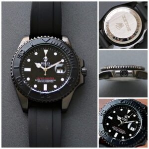 Rolex Yachtmaster Black Dial Battery