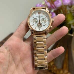 PatekPhilippe Rose & White Dial Chronograph Working
