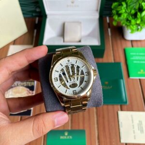 Rolex King Automatic Gold-White