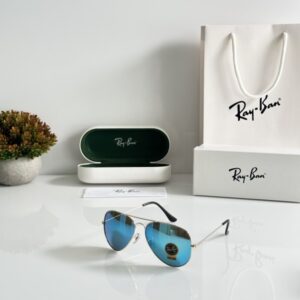 Rayban Aviator Gold Aqua