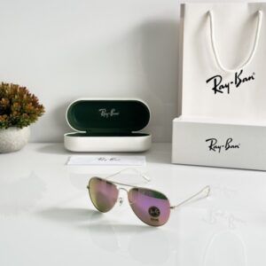 Rayban Aviator Gold Pink Mercury