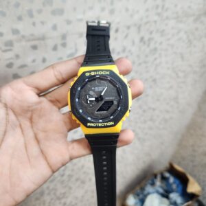 Gshock Ga2100 Black Yellow New Taxi Edition