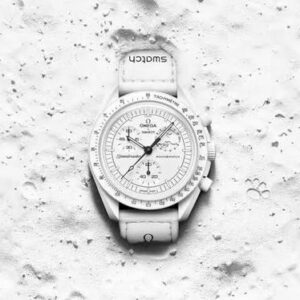 Omega Swatch white moon A025