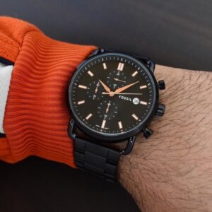 Fossil commuter Black Copper
