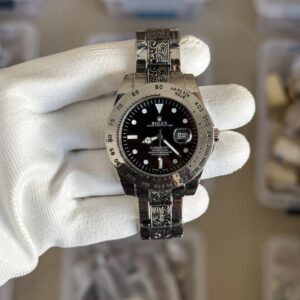 Role x Vintage Silver Black Premium watch