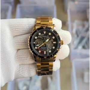Fossil Montre Automatic Gold-Black