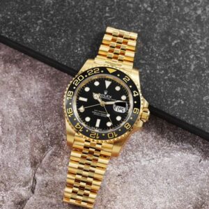 ROLEX GMT MASTER 2 JUBLIE GOLD YZ