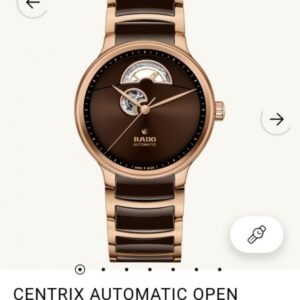 Rado Centrix Automatic Open Heart Japan Brown