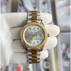 Rolex Oyster perpetual Day Date Diamond 40 Battery Gold White - J870