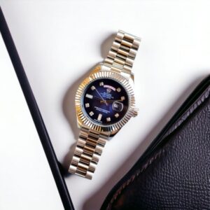 Rolex Oyster perpetual Day Date Silver-Blue