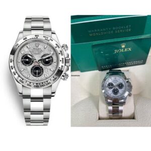 ROLEX DAYTONA SILVER METEORITE DAIL