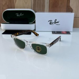 rayban 2140 slant transperent tiger green