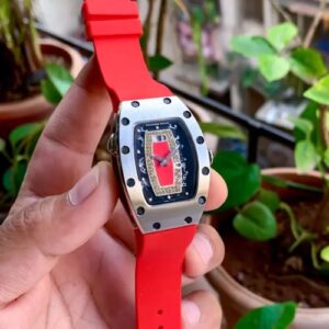 Richard Mille RM 07 01 Ladies Auto Semi ETA Red Silver