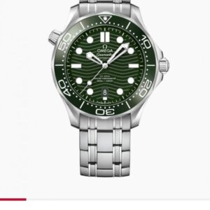Omega seamaster diver 300M automatic Silver-Green