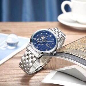 Seiko Presage Garden Silver-Blue