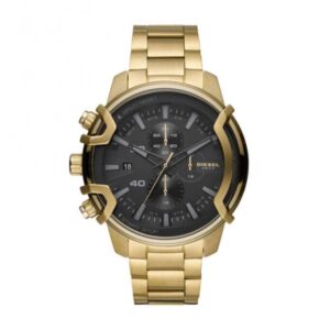Diesel griffed quartz stainless steel chronograph watch dz4573)