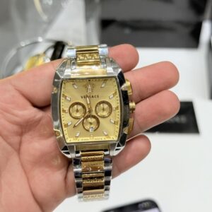 Versace Gold Silver Chain Reaction Square