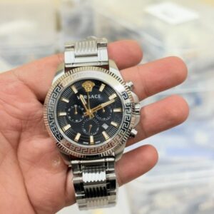 Versace Silver Black Chian Reaction