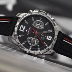 TommyHilfiger Decker Silver- Black - J502